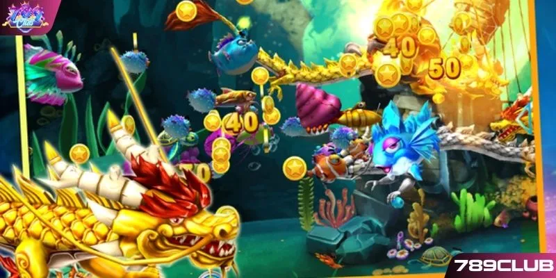 Bắn cá rồng 3D có nhiều vũ khí khủng